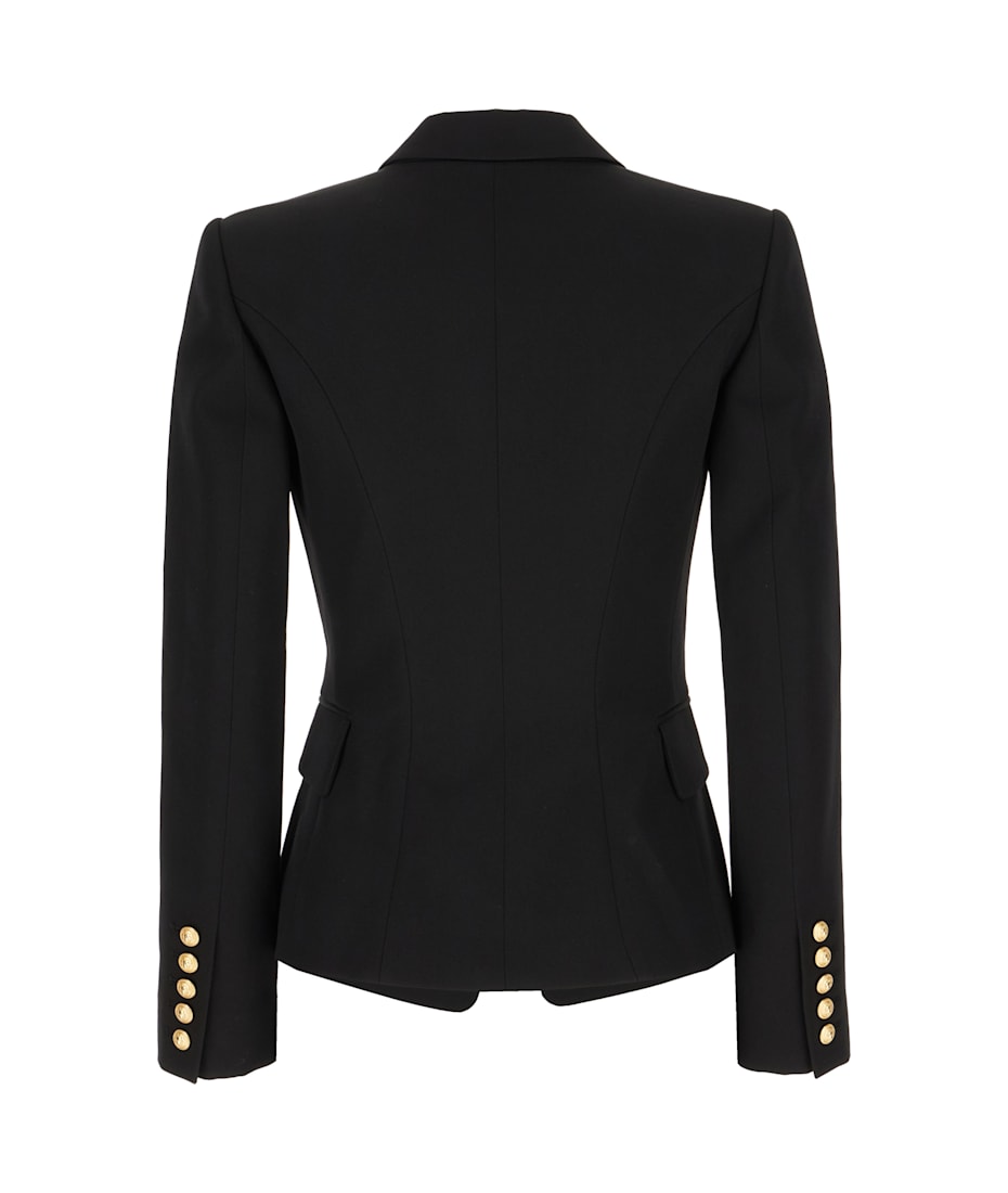 ジャケット BALMAIN Black Wool Blazer PIERRE BALMAIN Paris Black 100% Pure New Wool Tuxedo Blazer