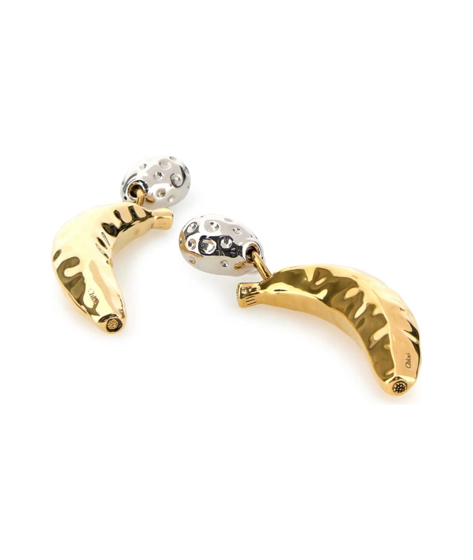 ピアス Chloe Two-Tone l Chloe Bananas Earrings Chloé Two-tone Metal Chloã© Bananas Earrings | italist