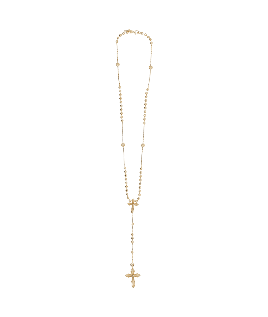 thin rosary necklace