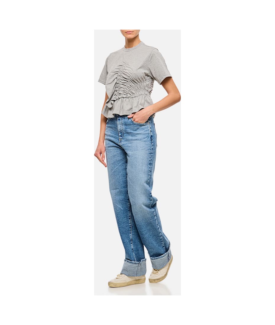 Cecilie Bahnsen エーストップジャージーグレーメランジ ACE | TOP JERSEY GREY MELANGE
