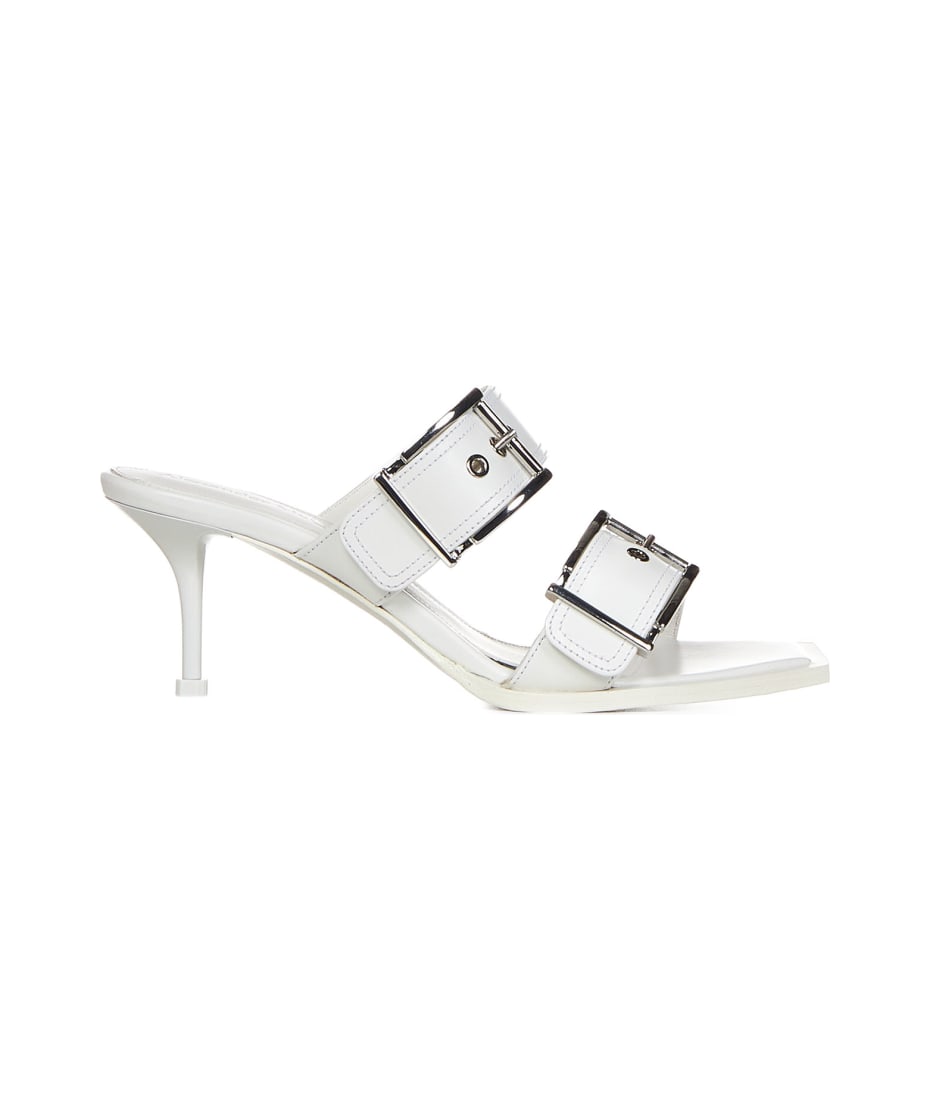 Alexander McQueen Buckle-detailed Heeled Sandals | italist