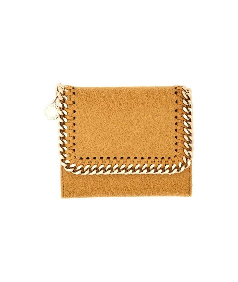 ＜SS25>STELLA MCCARTNEY ウォレット Women サファイアブルー ファラベラ トリフォールド ウォレット