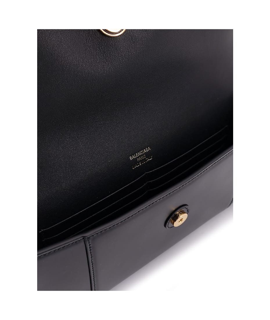 BALENCIAGA horglss poch handbag black【注目商品】SS25 新作★ Women's Hourglass Handbag Small in Black | Balenciaga US