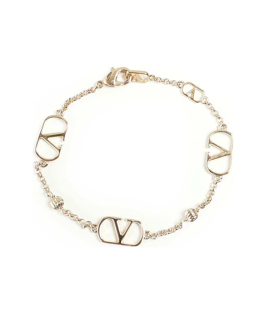 ブレスレット VALENTINO GARAVANI VLOGO SIGNATURE BRACELET Vlogo Signature Metal Bracelet for Woman in Gold | Valentino CA