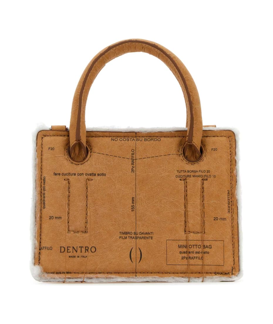トートバッグ DENTRO Printed Paper Otto Paper Handbag Dentro Printed Paper Mini Otto Paper Handbag | italist