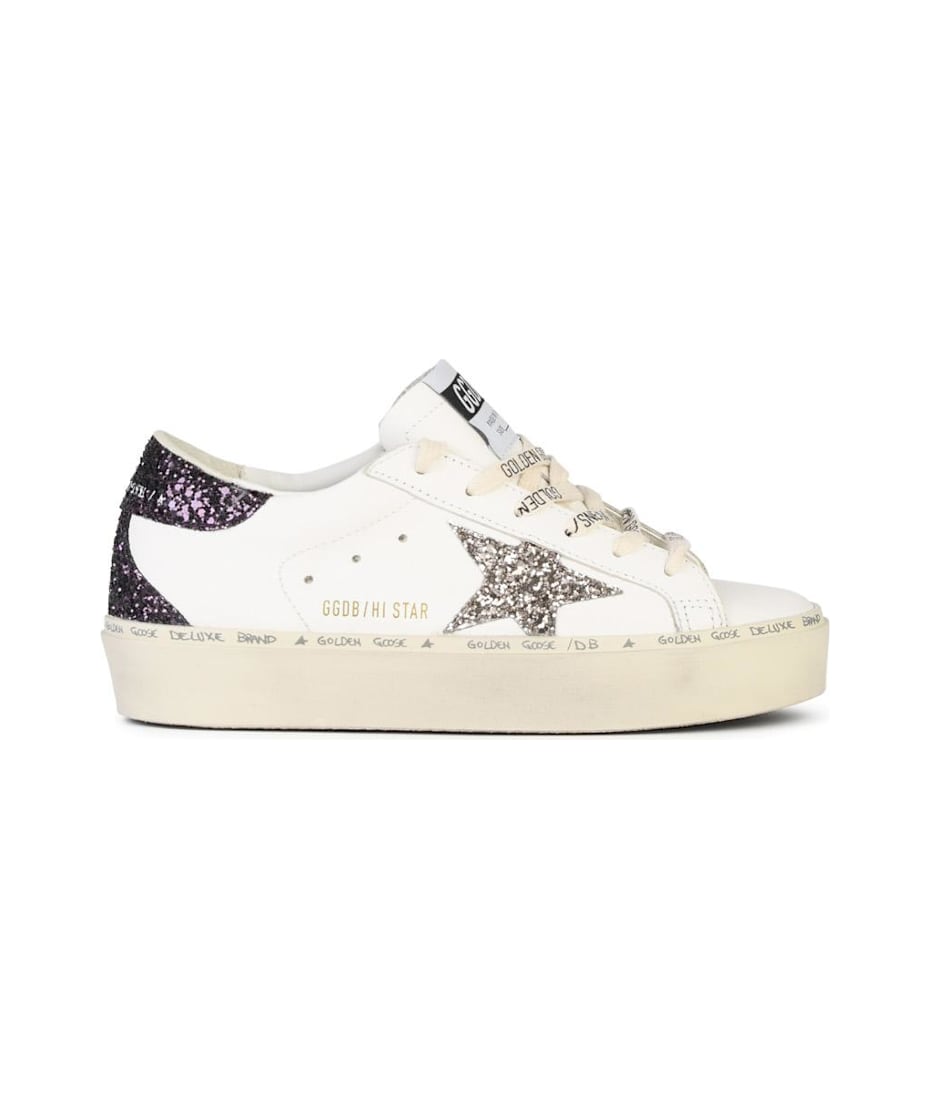 スニーカー Golden Hi Star Sneakers In White Leather Golden Goose 'hi Star' White Leather Sneakers | italist