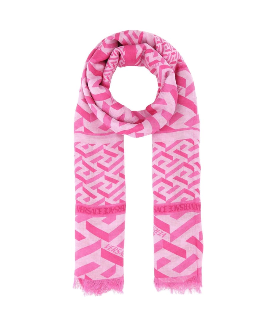 VERSACE プリント Modal 混 Scarf versace-scarf-