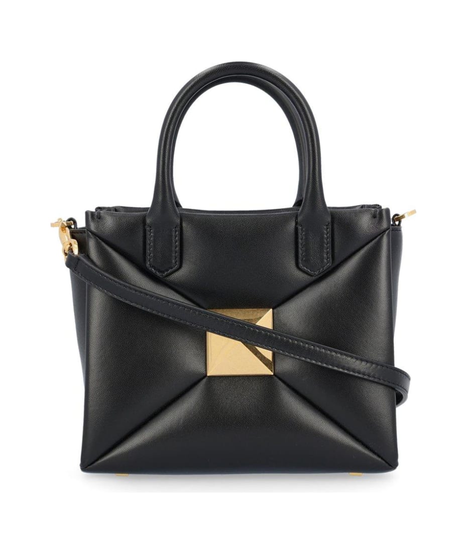 トートバッグ VALENTINO ONE STUD TOTE BAG Valentino Garavani One Stud Leather Tote Bag | White | FARFETCH