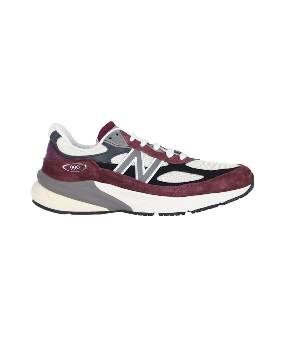 靴 New Balance 990v6 U990WB6 27cm V6 990 New Balance 990V6 White Black Plum Phantom width D U990WB6