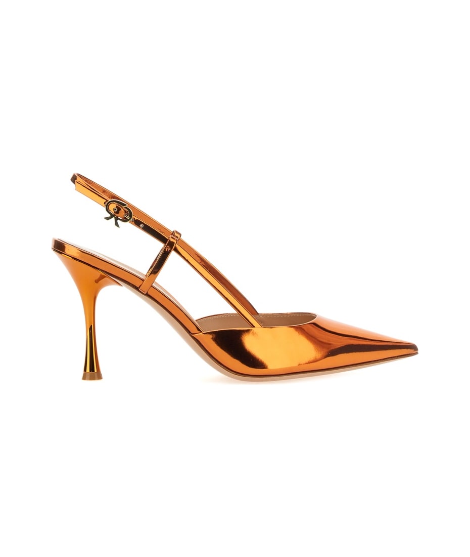 パンプス GIANVITO ROSSI ASCENT L SLINGBACK Gianvito Rossi | Ascent black leather pumps | Savannahs