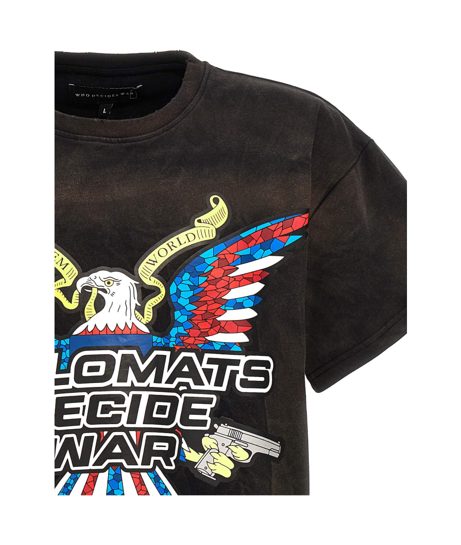 Who Decides War 'diplomats Decide War' T-shirt | italist