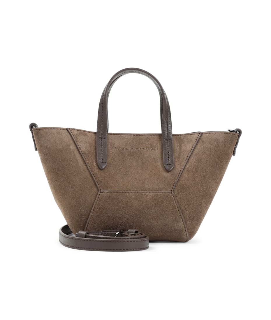 ブルネロクチネリ Brunello Cucinelli Suede Duomini Bag Brunello Cucinelli Suede Duomini Bag | italist