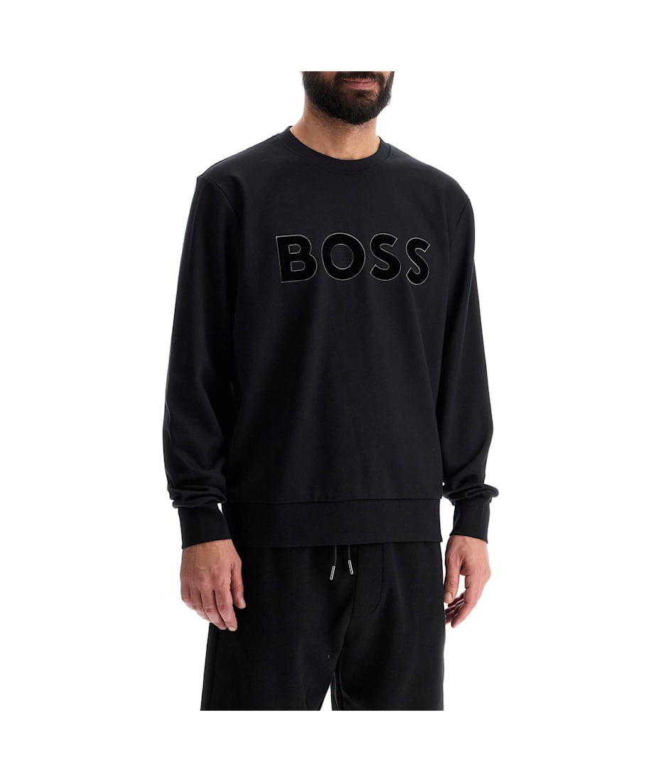 Hugo boss crew sweatshirt best sale