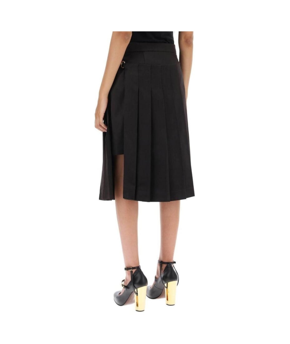 Fendi Cotton And Silk Washed Skirt | italist Fendi Cotton And Silk Washed Skirt | italist