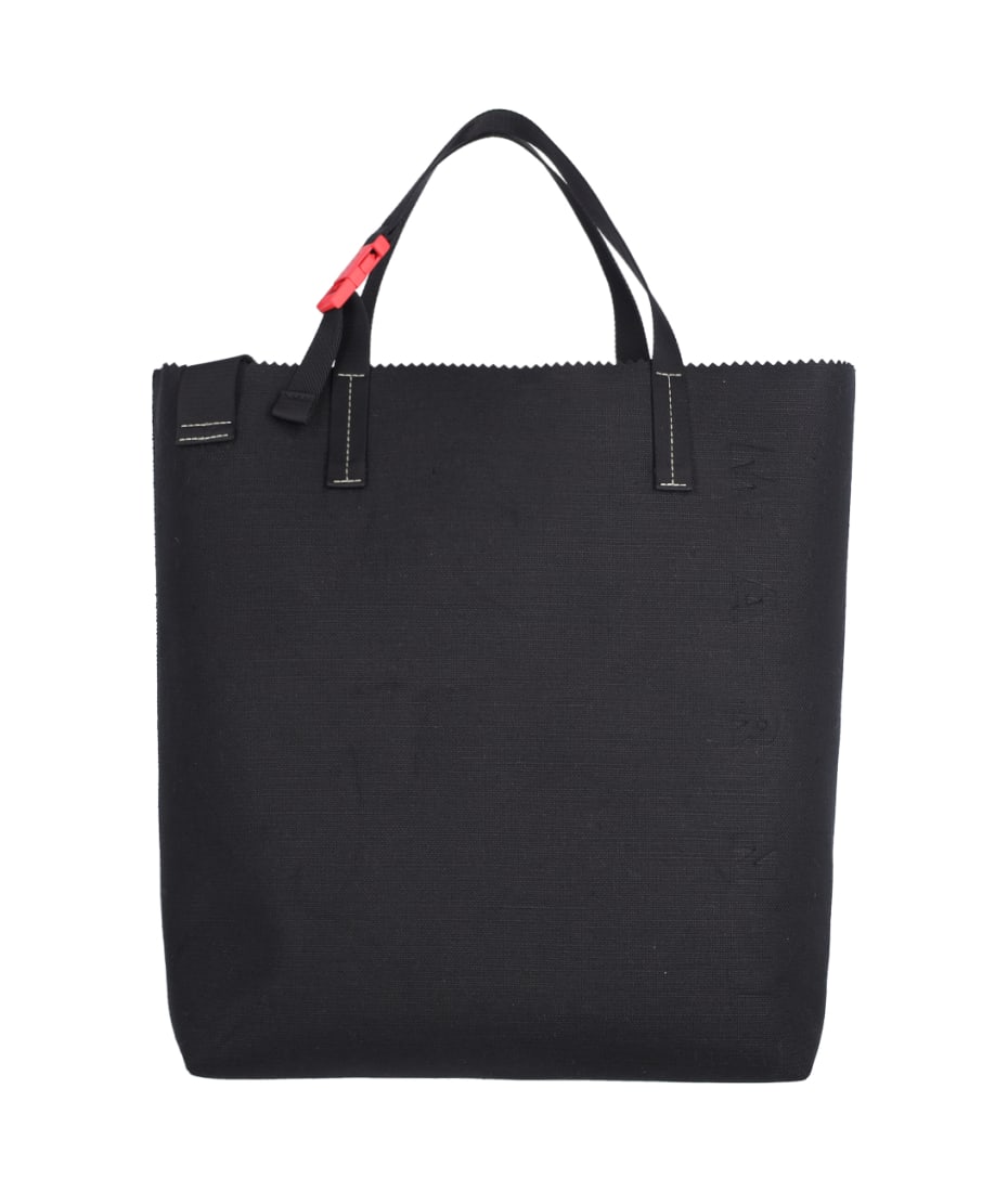 【MARNI】Tribeca Tote Bag Tribeca shopping bag in blue and black | Marni