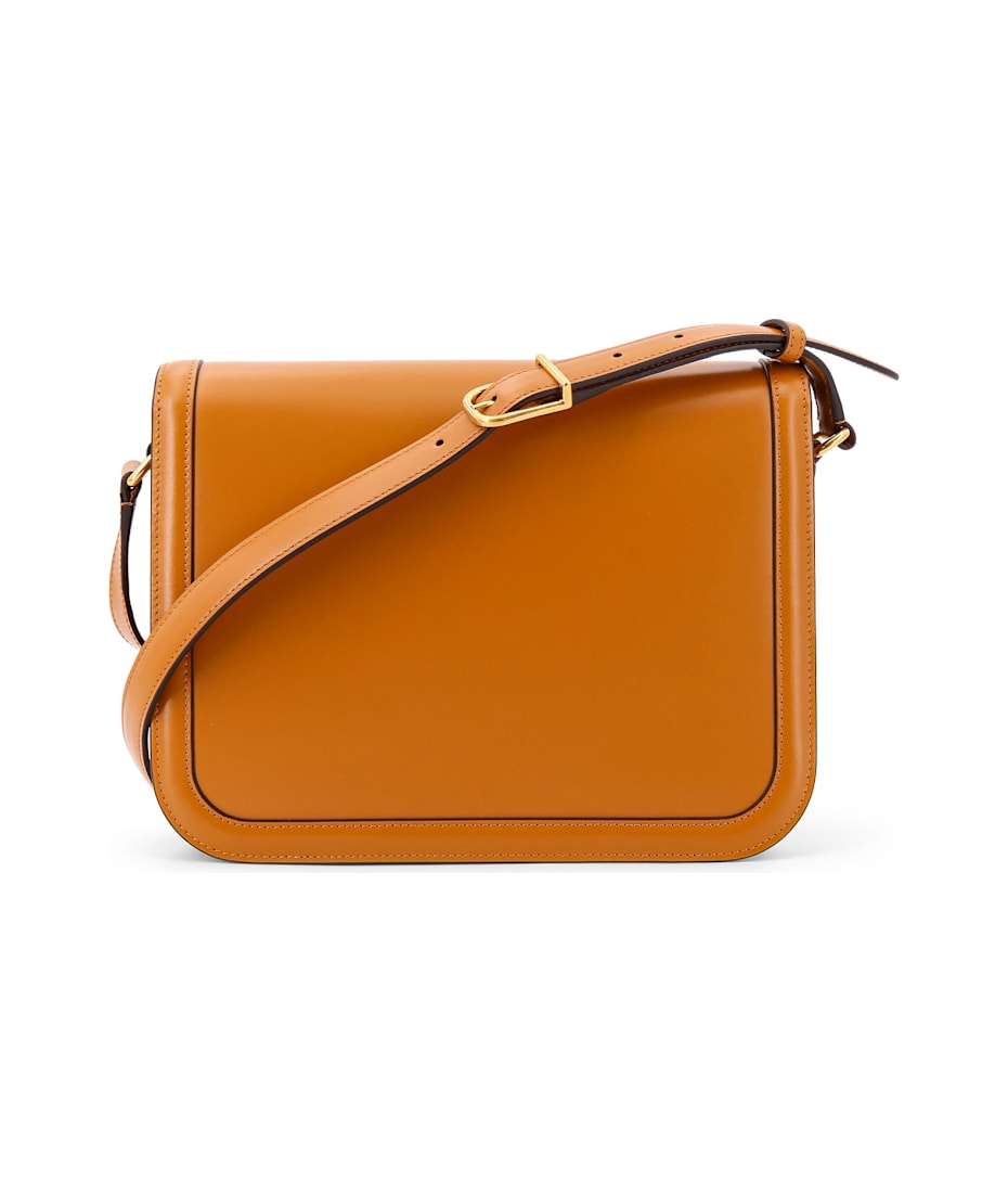 ショルダーバッグ・ポシェット VALENTINO GARAVANI Orange Leather 9To5 Shoulder Bag Valentino Garavani Orange Leather 9to5 Shoulder Bag