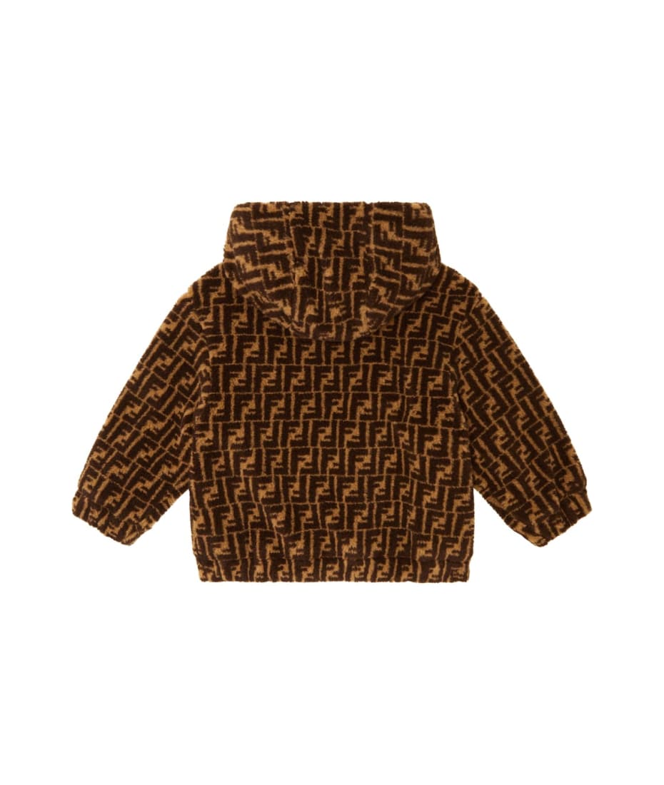 Fendi Teddy Bear Jacket With Logo italist