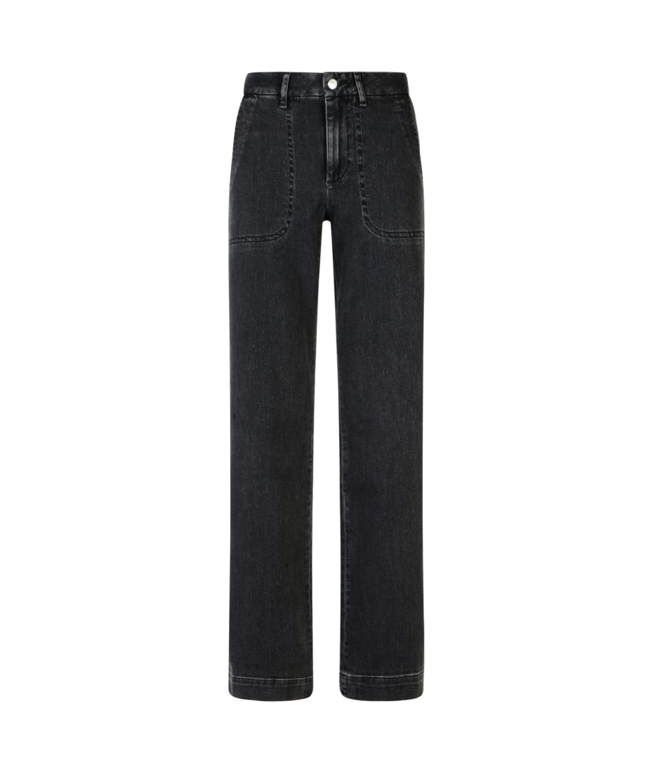 【関税込み】A.P.C. ブラック Seaside ジーンズ A.P.C. 'seaside' Black Cotton Jeans | italist