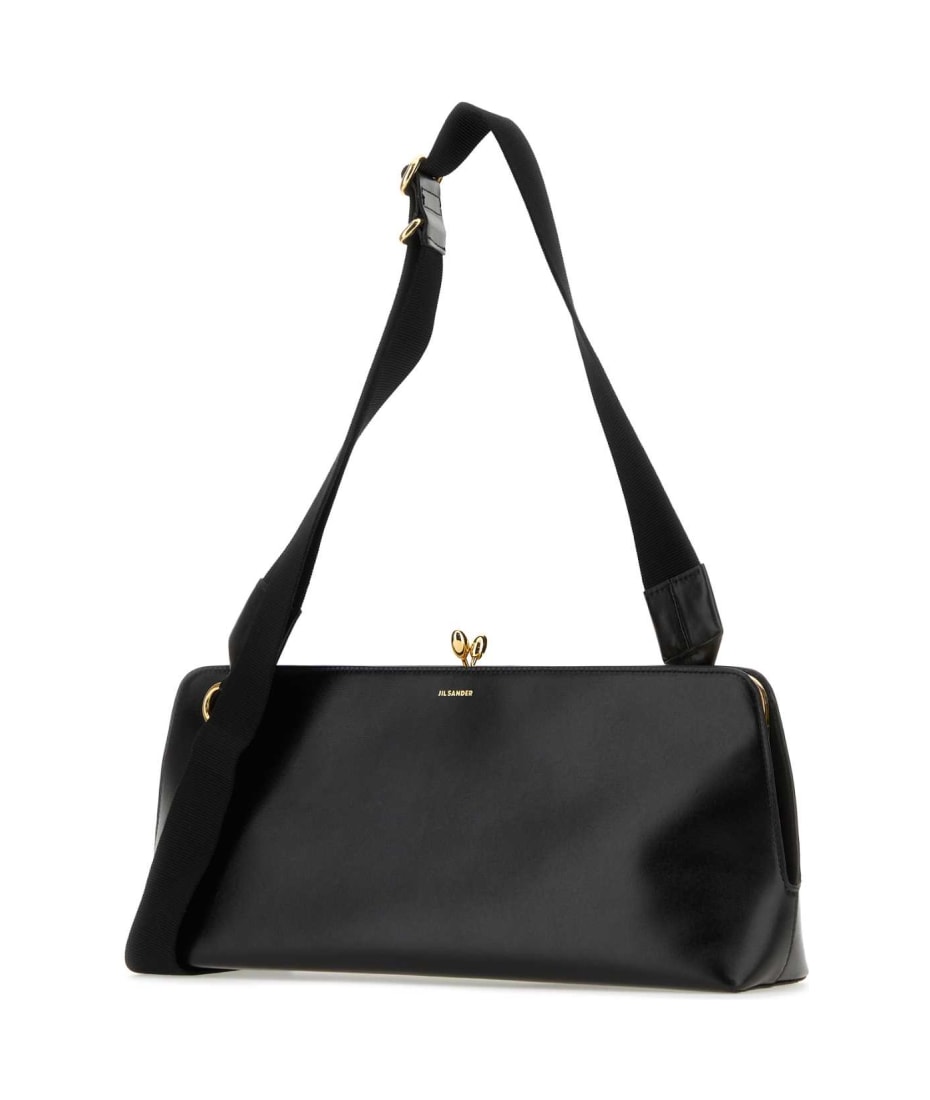 【送料&関税込】Jil Sander Black Leather Goji Crossbody Bag Jil Sander Goji Crossbody Bag | Black | FARFETCH CA