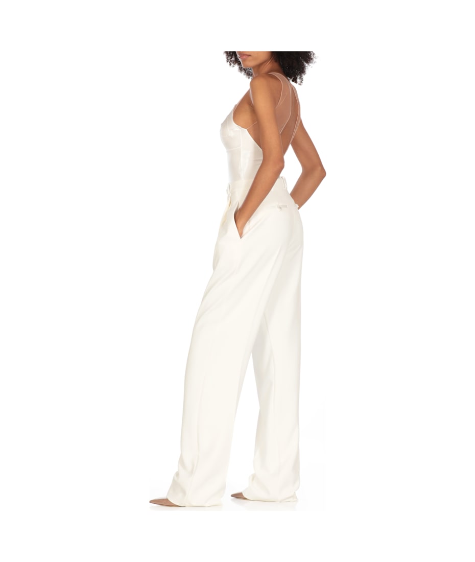 パンツ ELISABETTA FRANCHI Woman Pants Ivory PA085 360 Elisabetta Franchi Pants | italist