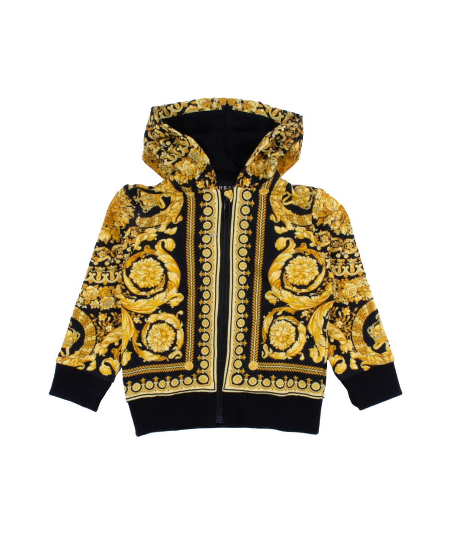 Versace baroque print discount sweatshirt