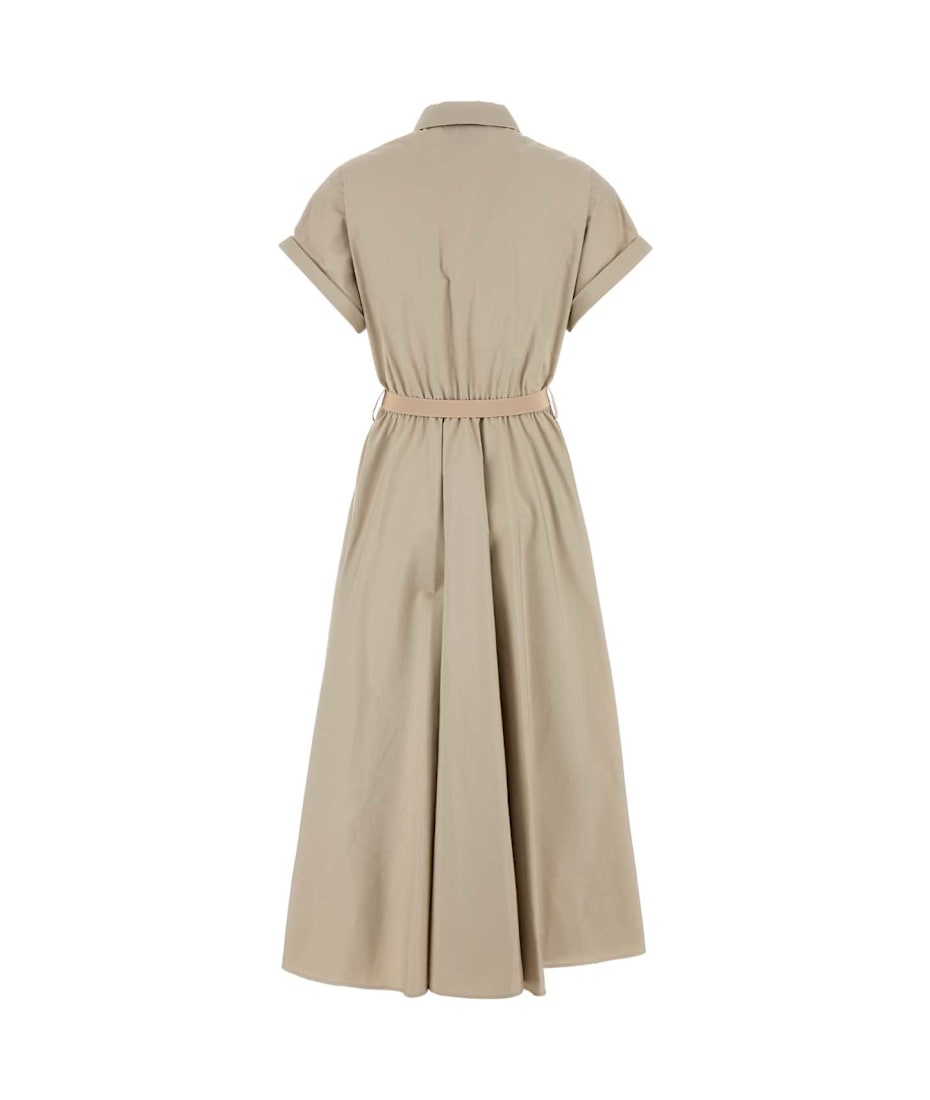 ワンピース MIUMIU CAPPUCCINO COTTO BLEND SHIRT DRESS Miu Miu Cappuccino Cotto Blend Shirt Dress | italist، خصومات