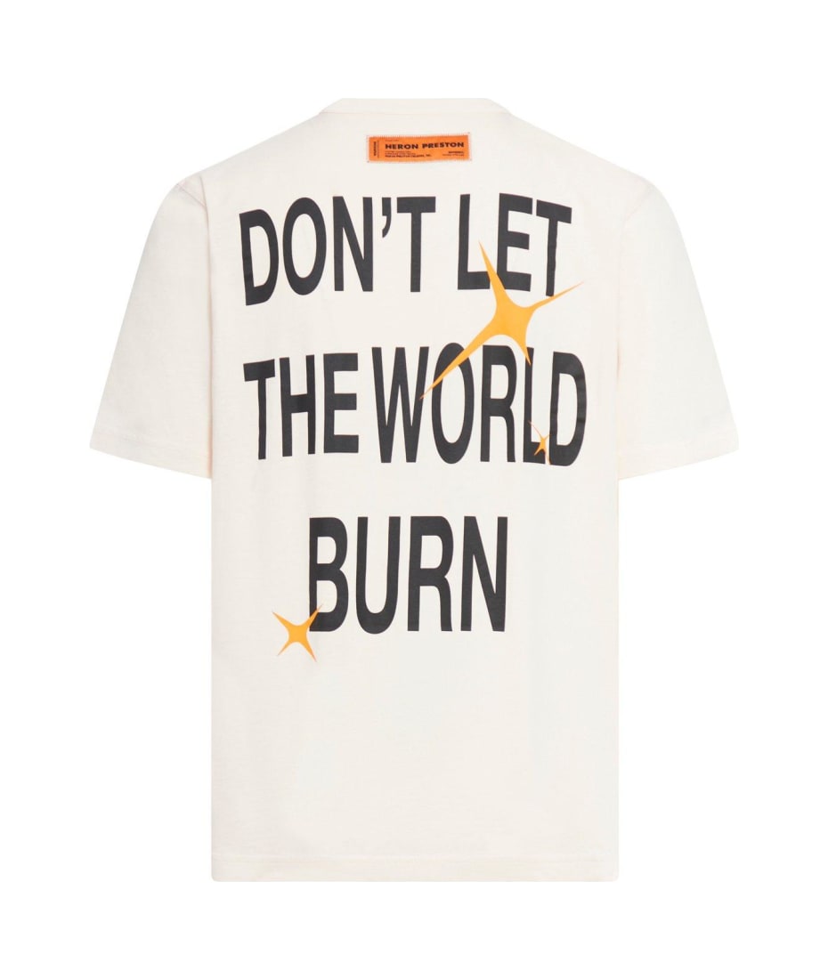 HERON PRESTON Hp Globe Burn Tee | italist