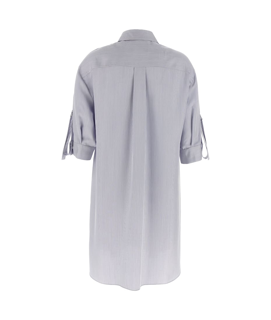 ワンピース GIOVANNI BEDIN SS25 Striped silk dress (GB25068 BLUE) Giovanni Bedin Striped Silk Dress | italist