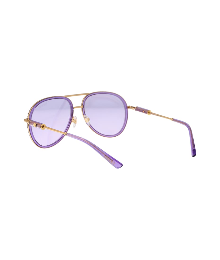 Versace Eyewear 0ve2260 Sunglasses - 10021A Lilac Transparent