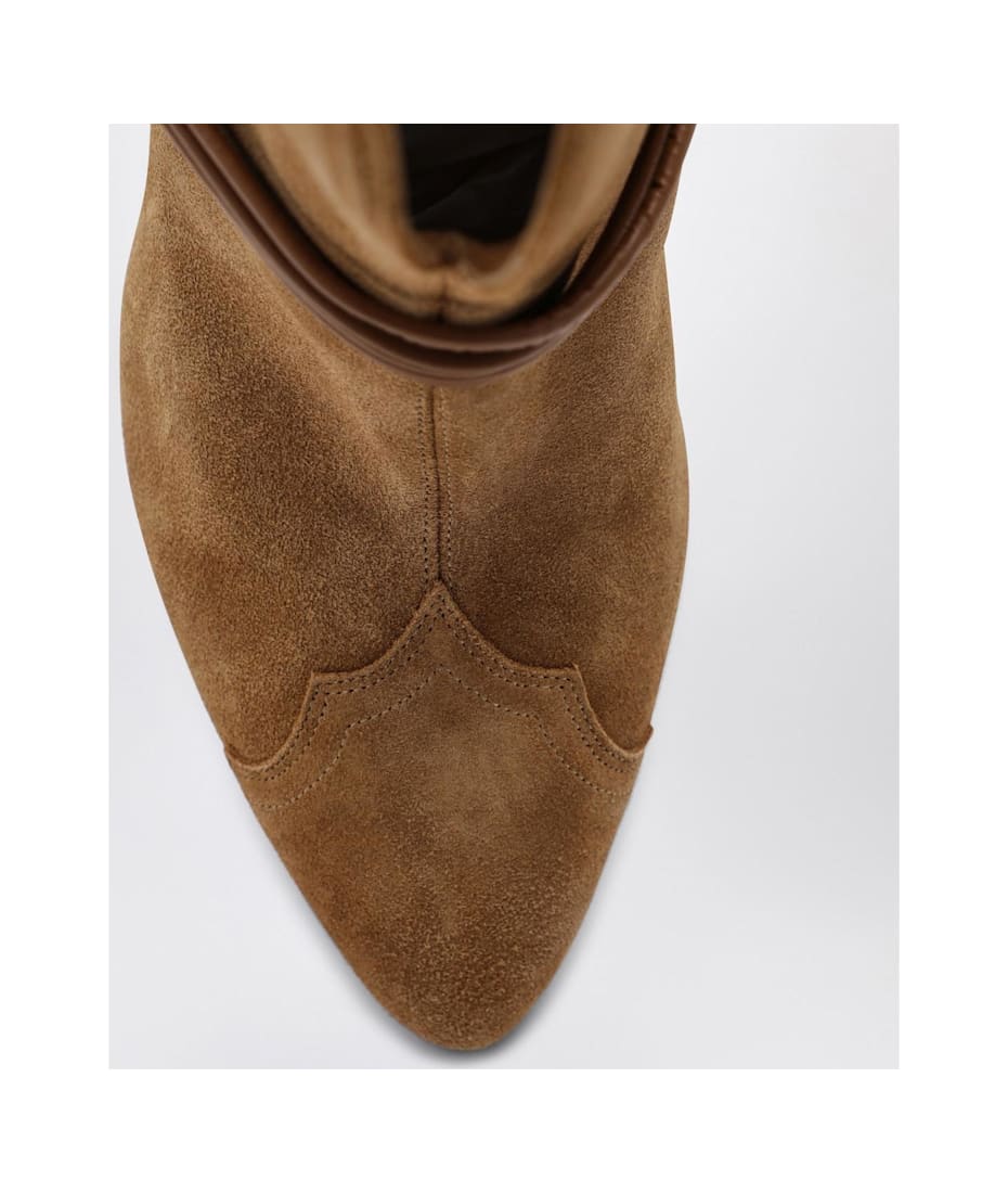【関税&送料込】Isabel Marant Low Cognac-Coloured Suede Boot Isabel Marant Low Cognac-coloured Suede Boot | italist