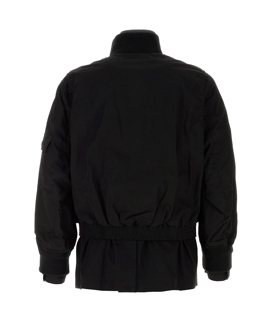 Sacai Crop Zip Jacket With Shirt | italist