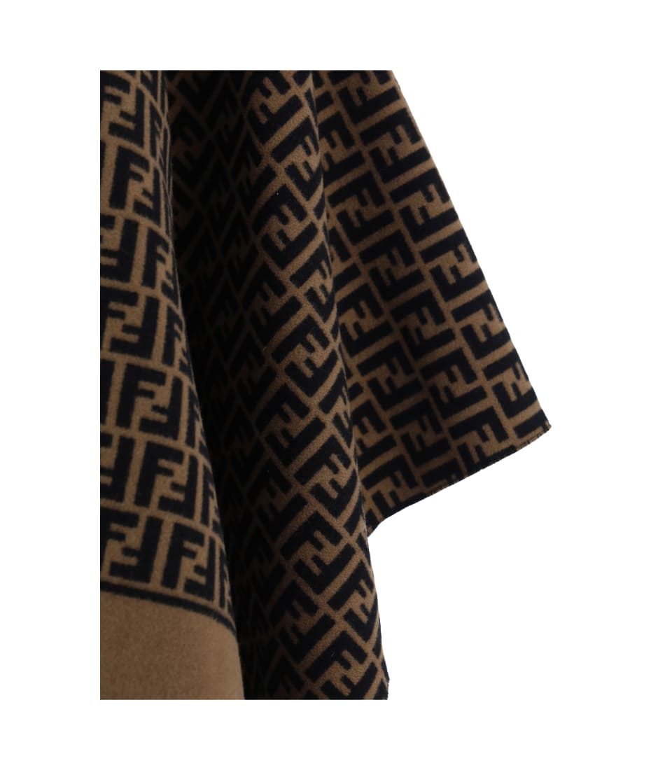 Fendi Wool Poncho | italist