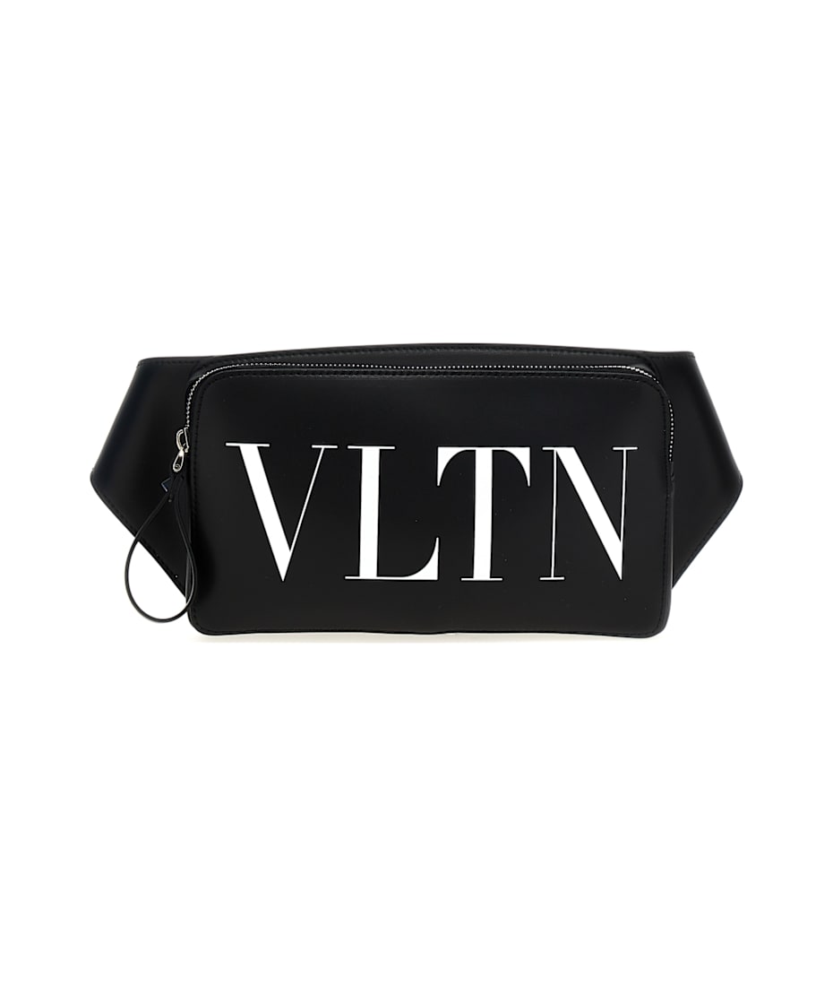 【VALENTINO】VLTN BELT BAG VALENTINO GARAVANI Nylon Ribbon VLTN Belt Bag Black 1175651