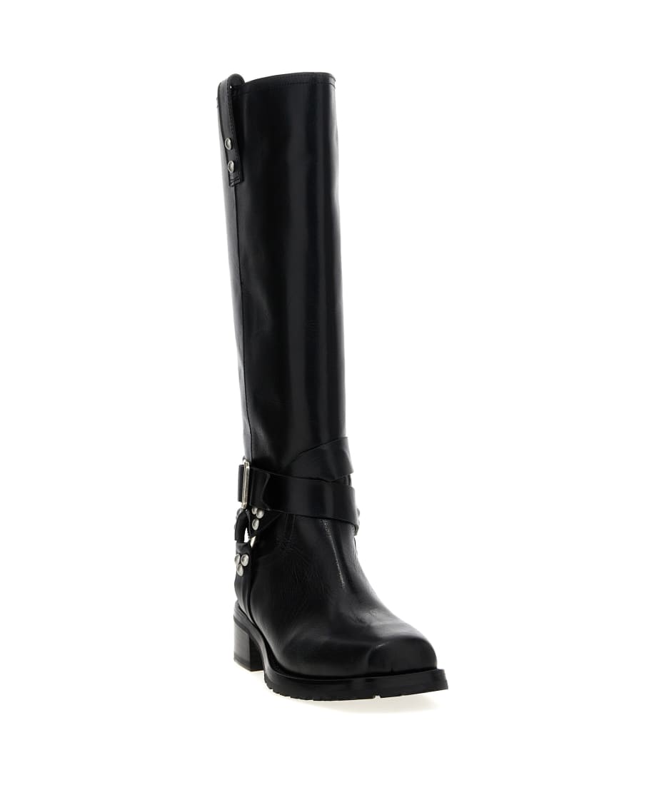 ロングブーツ SONORA FW24 'El Paso' boots (EPB45XBKSVE07W BLACK) Sonora El Paso | italist
