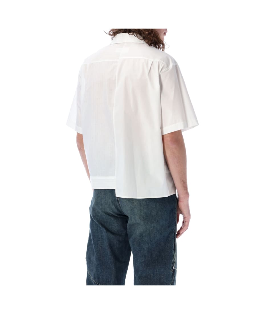 MM6 Maison Margiela Spliced Number Bowling Shirt | italist