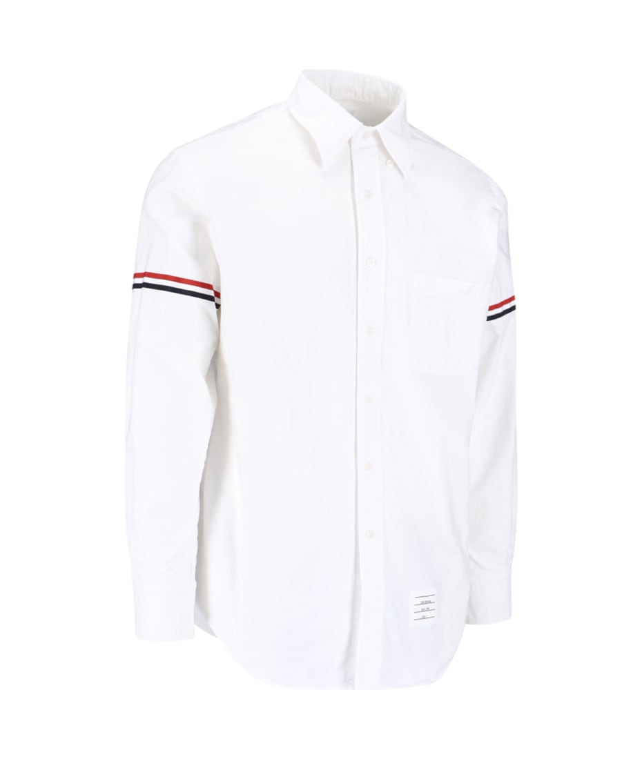【送料&関税込】Thom Browne Tricolor Detail T-shirt Thom Browne Tricolor Detail Shirt | italist