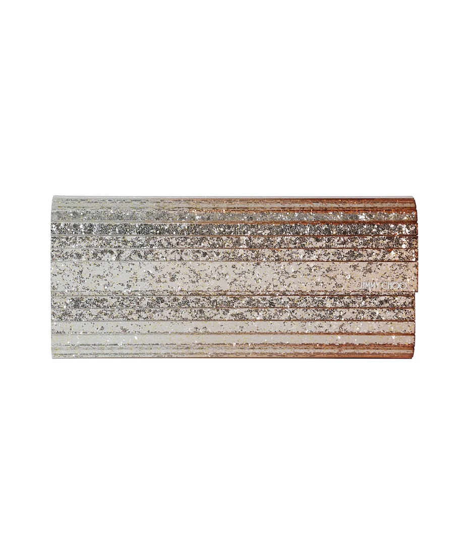 クラッチバッグ Jimmy Choo Degrade Glitter Acrylic Clutch With Chain Strap Jimmy Choo Triple Degrade Glitter Acrylic | italist, ALWAYS