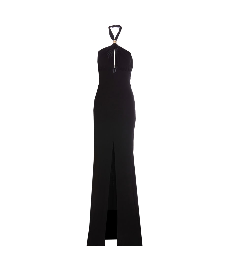 strapless open back dress BCBGMAXAZRIA One shoulder Animal Print Silk Dress – Runway Catalog main image 1