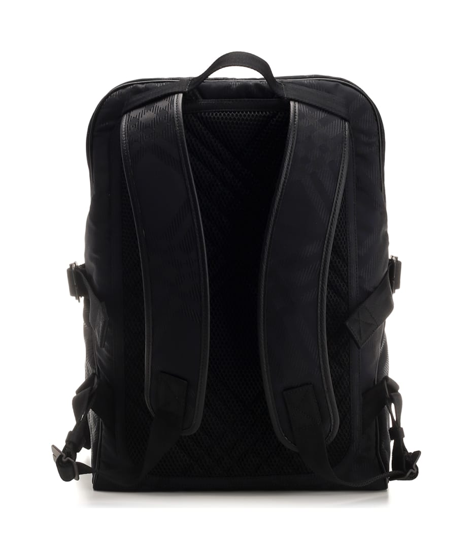 Burberry Check Jacquard Backpack - BLACK