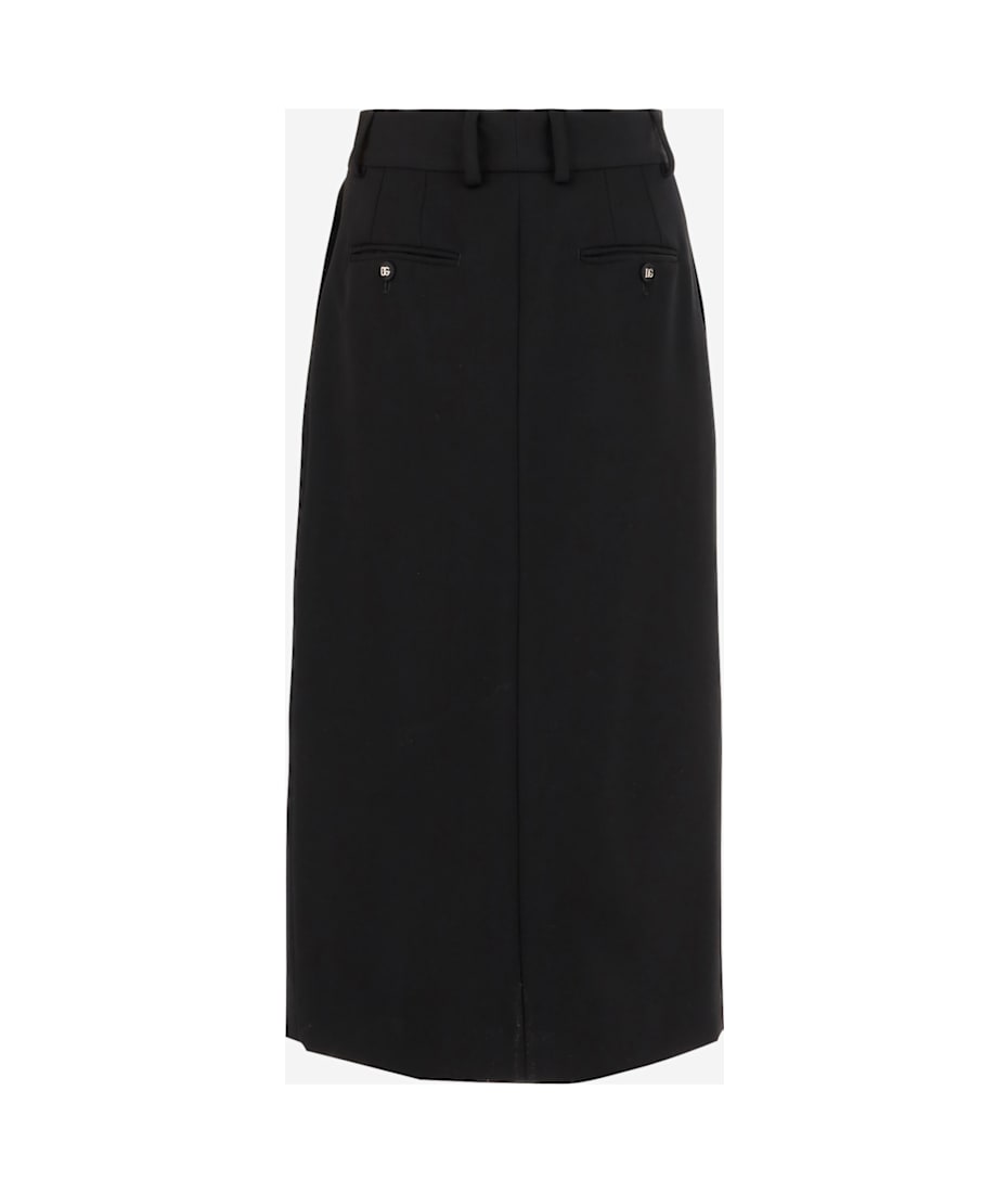 スカート DOLCE & GABBANA WOOL LONGUETTE SKIRT Dolce & Gabbana Wool Pencil Skirt Longuette | italist