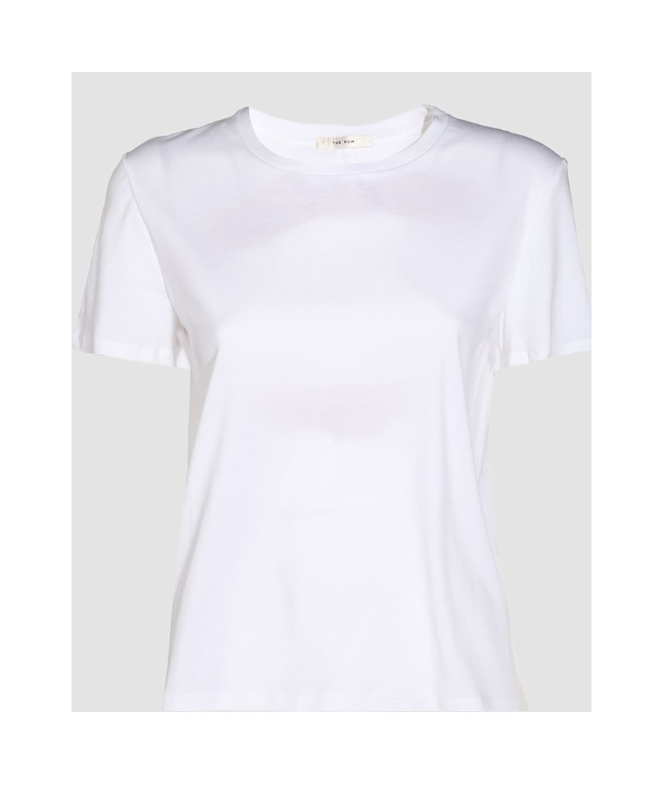 Tシャツ・カットソー THE ROW Woman T-Shirt White 8738K636 WHT Nadinaコットン製のトップス ホワイト – The Row