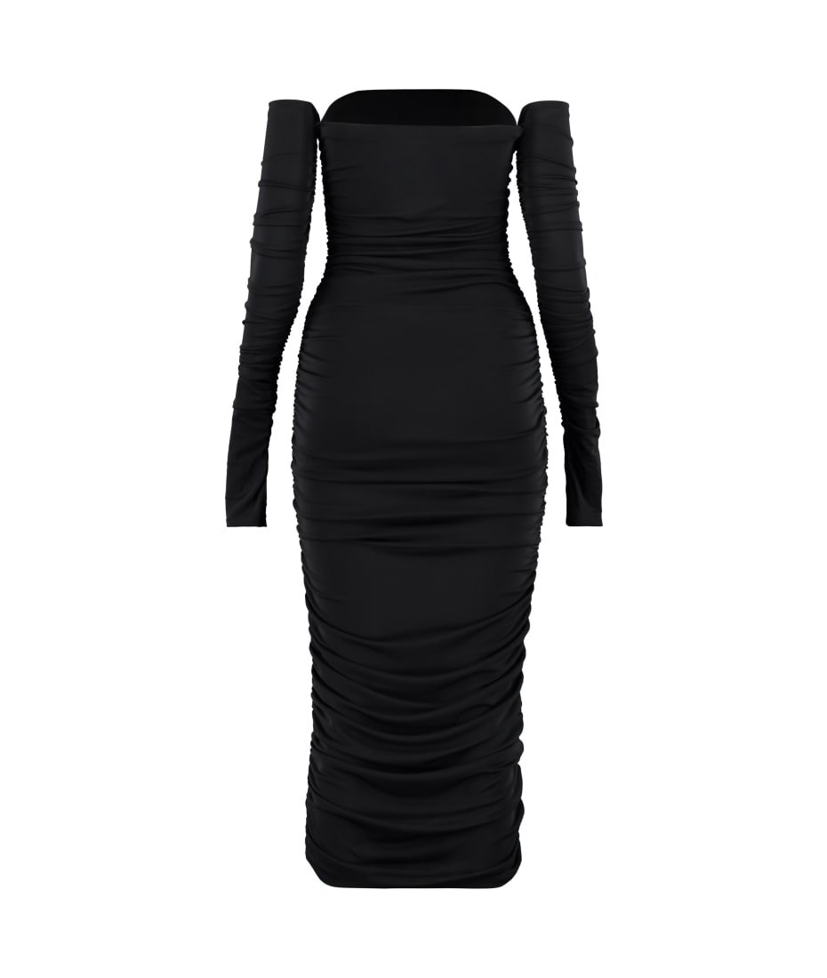 The Andamane Draped Jersey Dress | italist