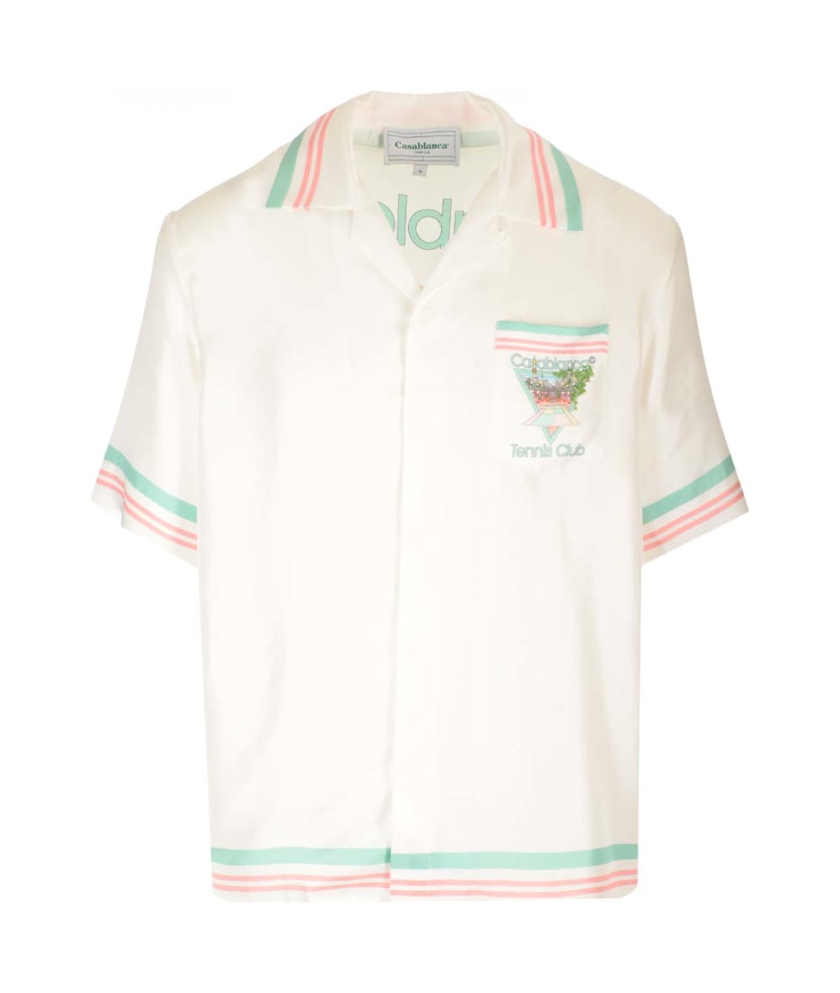 Casablanca Paix Et Amour Tennis Club shirt - Pink