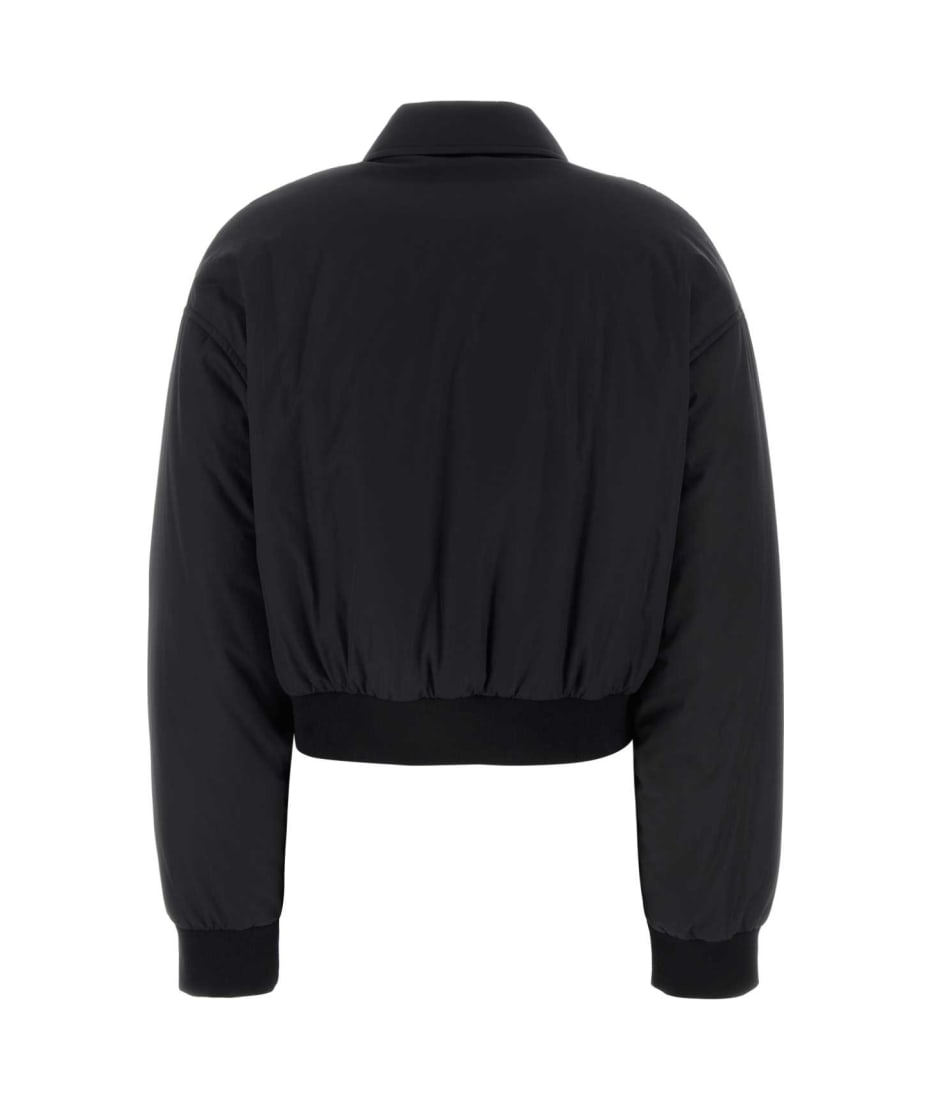 【送料&関税込】Miu Miu Black Cotton Down Jacket Miu Miu Black Cotton Down Jacket | italist