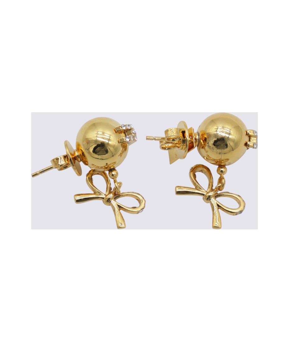 Elisabetta Franchi Gold Tone Metal Earrings | italist