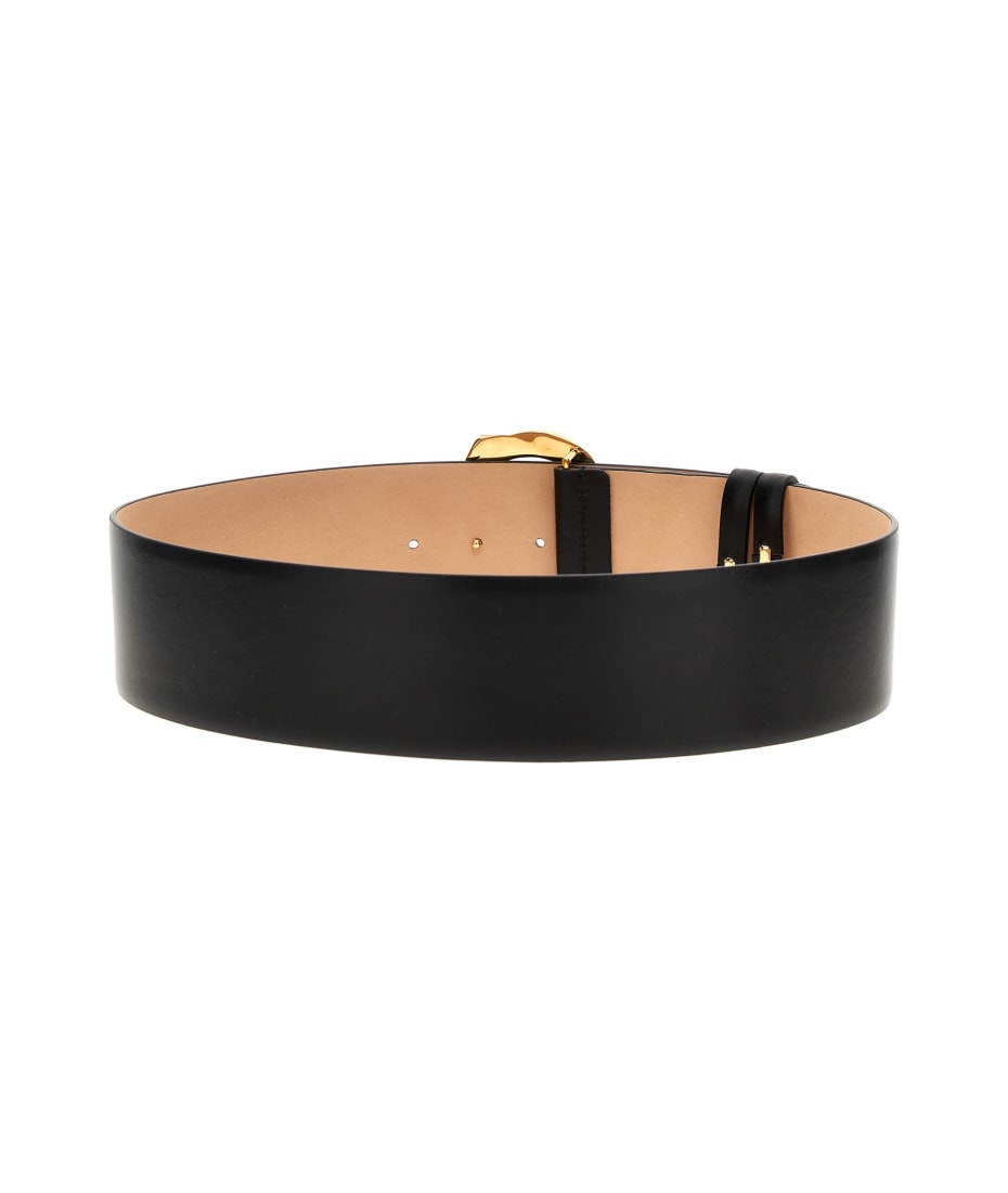 ベルト alexander mcqueen FW24 'Snake' belt (7975311BR0T 1000) Alexander McQueen Snake Hip Belt | Black | FARFETCH