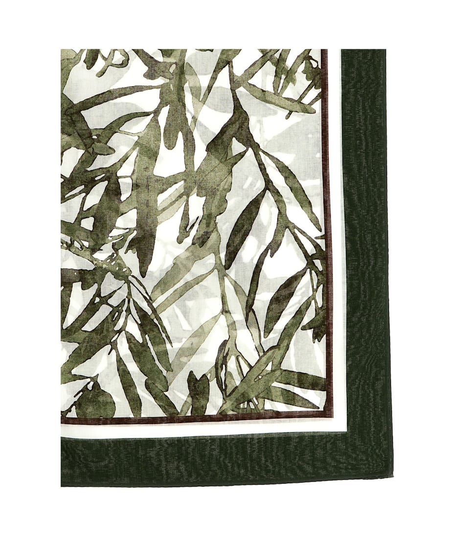 Brunello Cucinelli 'herbarium Print' Scarf | italist, ALWAYS