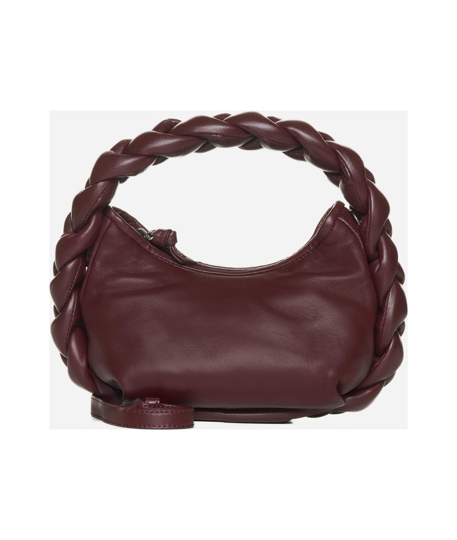 Hereu Canvas Leather-Trimmed Handle Bag - Brown Handle Bags