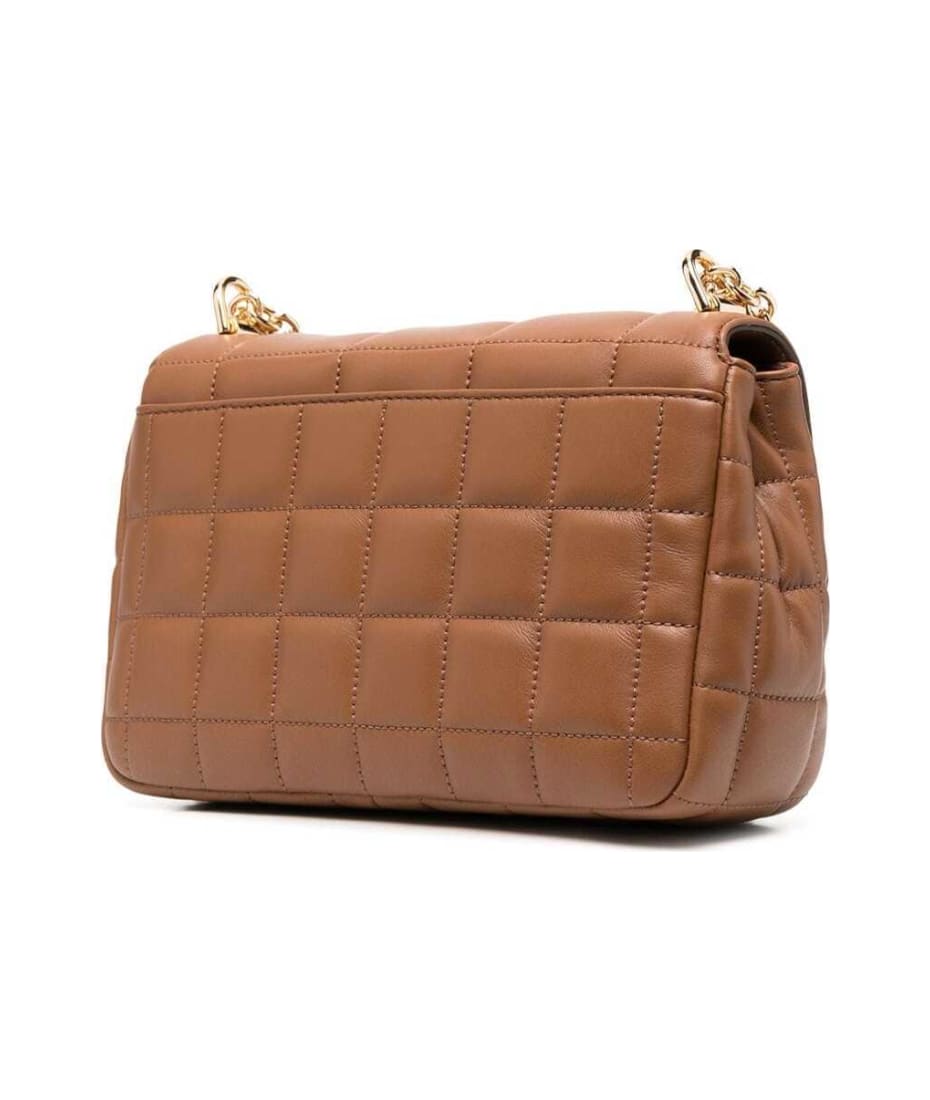 michael kors brown quilted bag