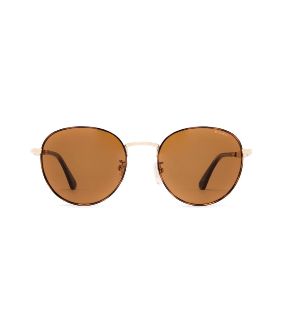 Police Sple07n Rose Gold Havana Sunglasses サングラス-